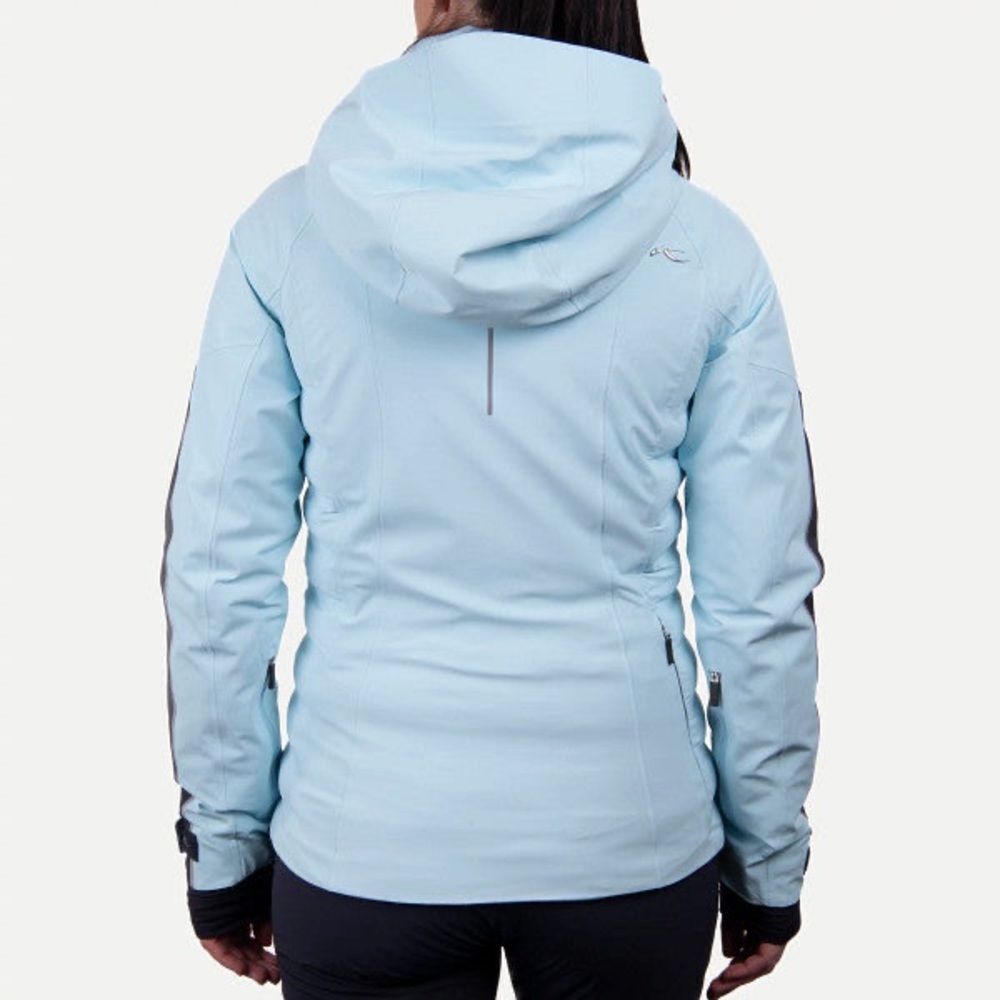 Women's Light Blue Ski & Snow Jacket - Picture 2 of 12